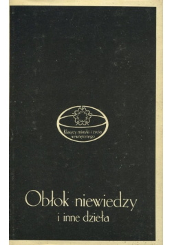 Ostrowski Witold (tł.) - Obłok niewiedzy i inne dzieła