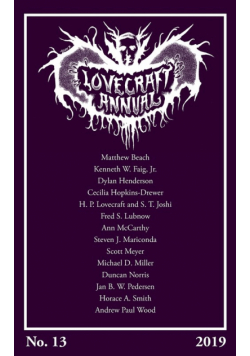 Lovecraft Annual No. 13 (2019)