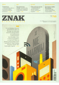 Znak 715 12/2014 XI Nie marnuj