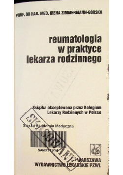 Reumatologia w praktyce lekarza rodzinnego