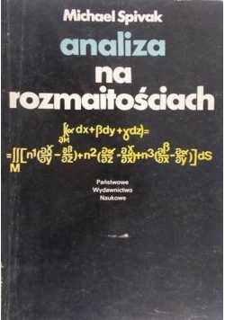 Analiza na rozmaitościach