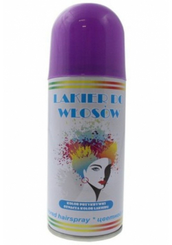 Lakier do włosów fioletowy 125ml