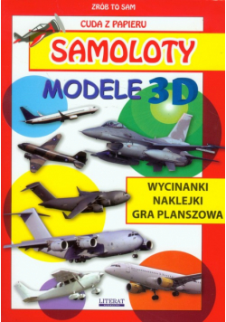 Samoloty Modele 3D Cuda z papieru