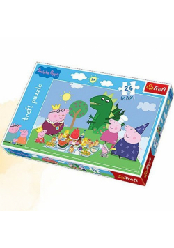 Puzzle Maxi Świnka Peppa Uczta 24