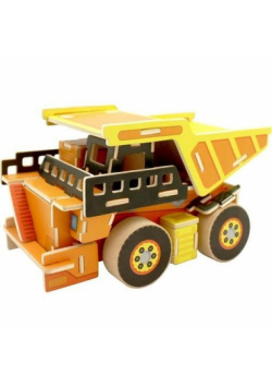 Drewniane auto budowlane