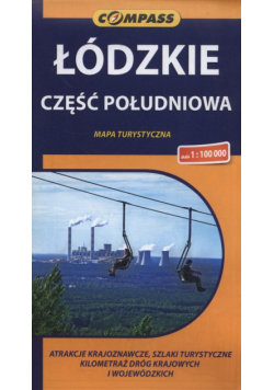 Łódzkie część południowa mapa turystyczna 1:100 000