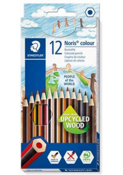 Kredki sześciokątne Noris colour 12 kolorów Staedtler