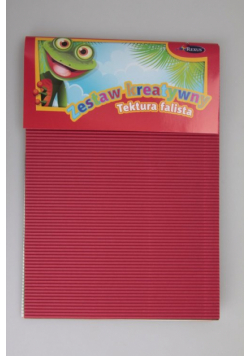 Zestaw Kreatywny - Tektura Falista 10 arkuszy