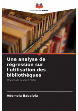 Une analyse de régression sur l'utilisation des bibliothèques