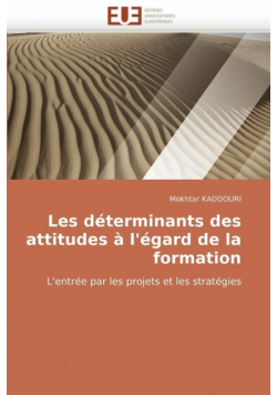 Les déterminants des attitudes à l'égard de la formation