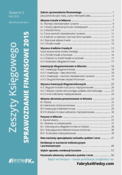Zeszyty Księgowego Nr 2 Sprawozdanie finansowe 2015