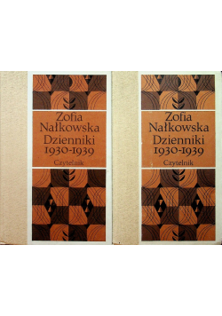 Nałkowska Dzienniki 1930 1939  Tom 1 i 2