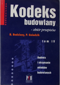 Kodeks budowlany, tom IV
