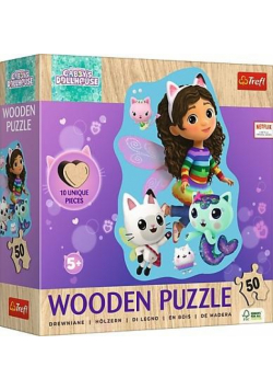 Puzzle 50 konturowe Wesoła Gabby TREFL