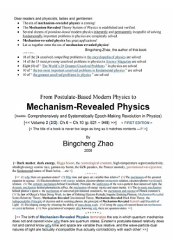 From Postulate-Based Modern Physics to Mechanism-Revealed Physics, Vol.2 (2/2)