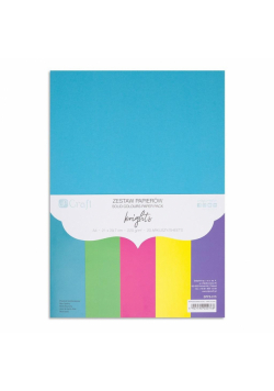 Zestaw papierów A4 20 arkuszy brights 220g