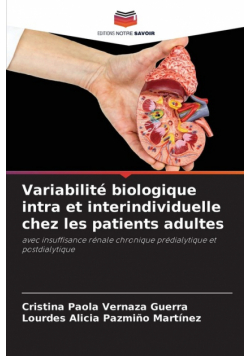 Variabilité biologique intra et interindividuelle chez les patients adultes