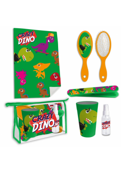 Zestaw toaletowy Crazy Dino 6 elementów KL10698