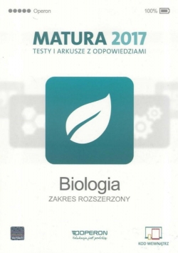 Matura 2017 Biologia. Testy i arkusze ZR OPERON