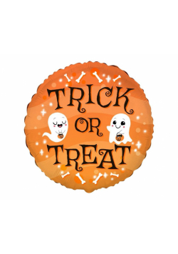Balon foliowy Trick or treat 48cm