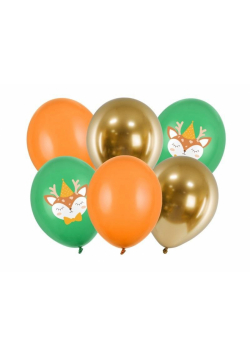 Balony Jelonek MIX 30 cm 6szt
