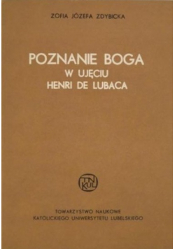Poznanie Boga w ujęciu Henri de Lubaca