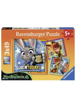Puzzle Zootopia 3x49