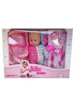Lalka Julka Doktor 32 cm