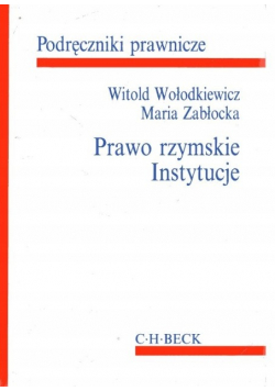 Prawo rzymskie. Instytucje