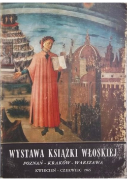Wystawa książki włoskiej Poznań Kraków Warszawa Kwiecień czerwiec 1965