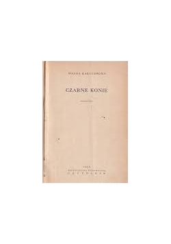 Czarne konie