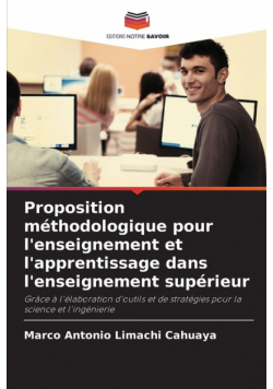 Proposition méthodologique pour l'enseignement et l'apprentissage dans l'enseignement supérieur