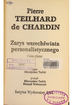 Zarys wszechświata personalistycznego