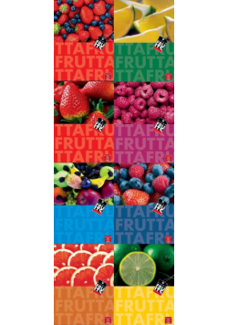 Zeszyt A5 Pigna Fruits w kratkę 58 kartek mix