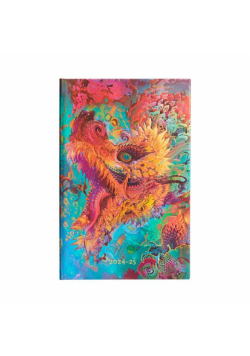 Kalendarz Paperblanks 2024/2025 Humming Dragon Maxi Tygodniowy