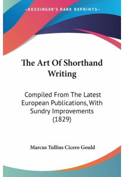 The Art Of Shorthand Writing