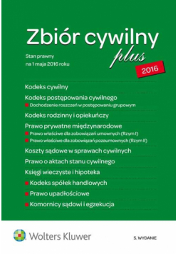 Zbiór cywilny 2016 PLUS