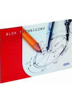 Blok techniczny A4 Fiorello 10 kartek 5 sztuk