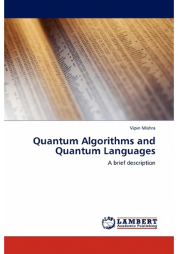 Quantum Algorithms and Quantum Languages