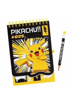 Notes A5 z ołówekiem Pokemon Anime PKAM5586