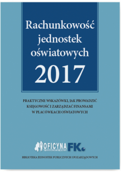 Rachunkowość jednostek oświatowych 2017