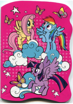 Notes kształtowy A6 My Little Pony mix wzorów
