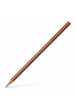 Ołówek Sparkle Metal brązowy 12 sztuk