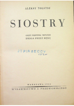 Siostry Część 1 1935 r.