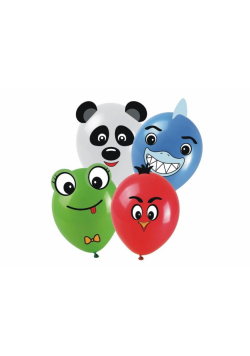 Balony zwierzaki zrób to sam 4 wzory 6szt