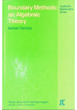 Boundary methods An algebraic theory
