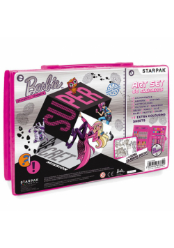 Zestaw artystyczny Barbie Spy 68 elementów
