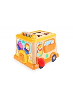 Autobus drewniany interaktywny