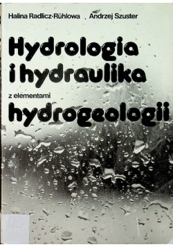 Hydrologia i hydraulika z elementami hydrogeologii