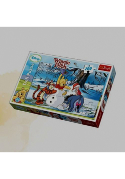 Winnie the Pooh Puzzle 100 Zimowe zabawy